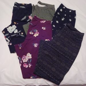 Lot of 5 Old Navy Leggings Size Large